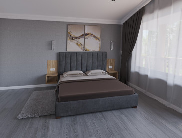 Спальни в едином стиле.